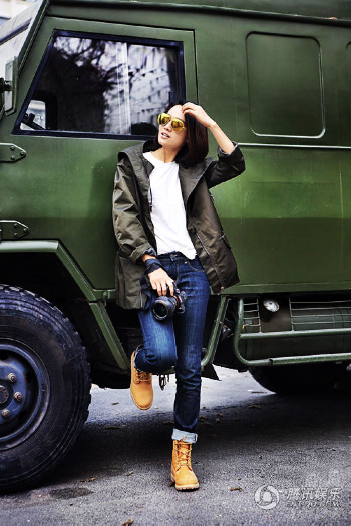 Телеведущая Чжу Дань