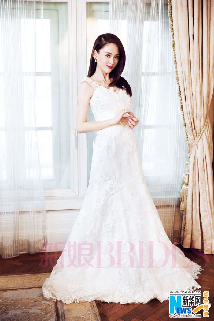 Чэнь Цяоэнь в новых снимках для журнала «Невеста» на апрель