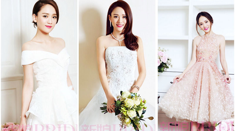 Чэнь Цяоэнь в новых снимках для журнала «Невеста» на апрель