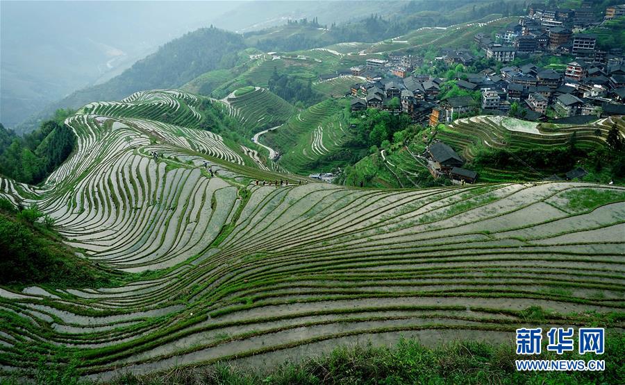Террасы в Китае - самые красивые кривые на Земле