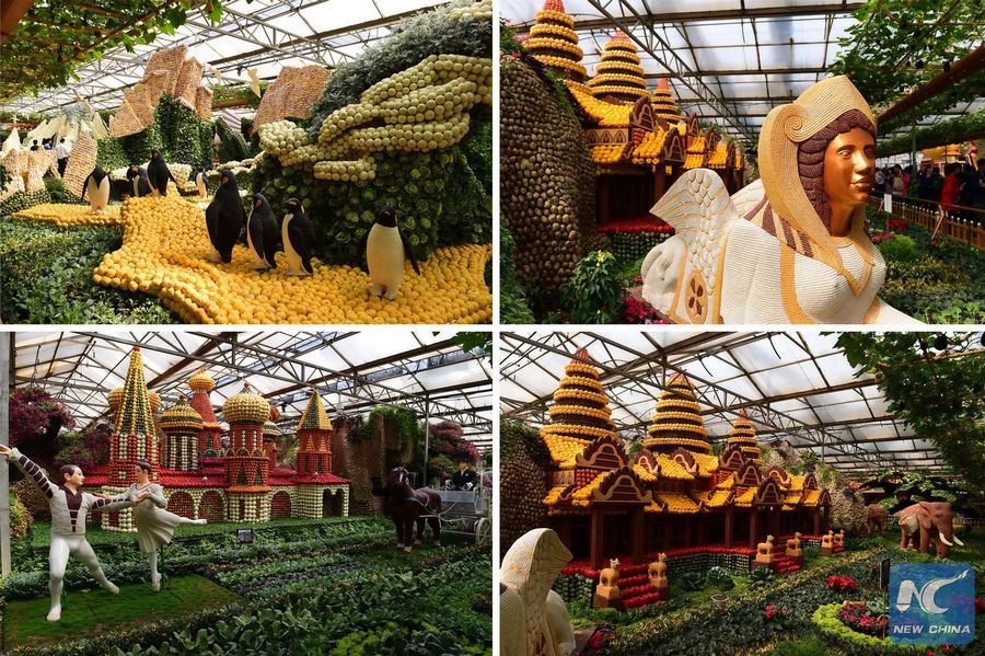 «Овощной» Храм Василия Блаженного на востоке Китая