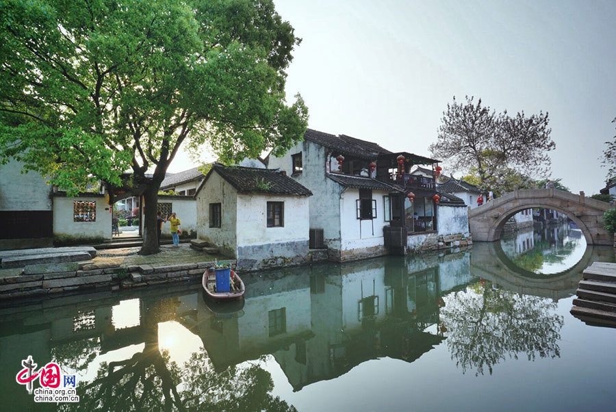 Сказочные весенние пейзажи в древней волости Чжоучжуан 