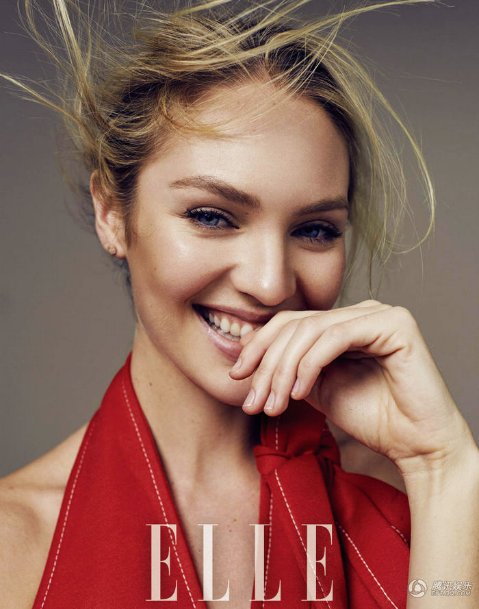 Кэндис Свейнпол на обложке журнала «ELLE»