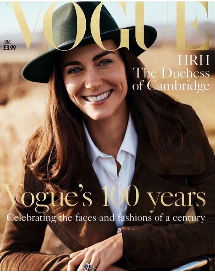Кейт Миддлтон попала на обложку «Vogue» британской версии на июнь