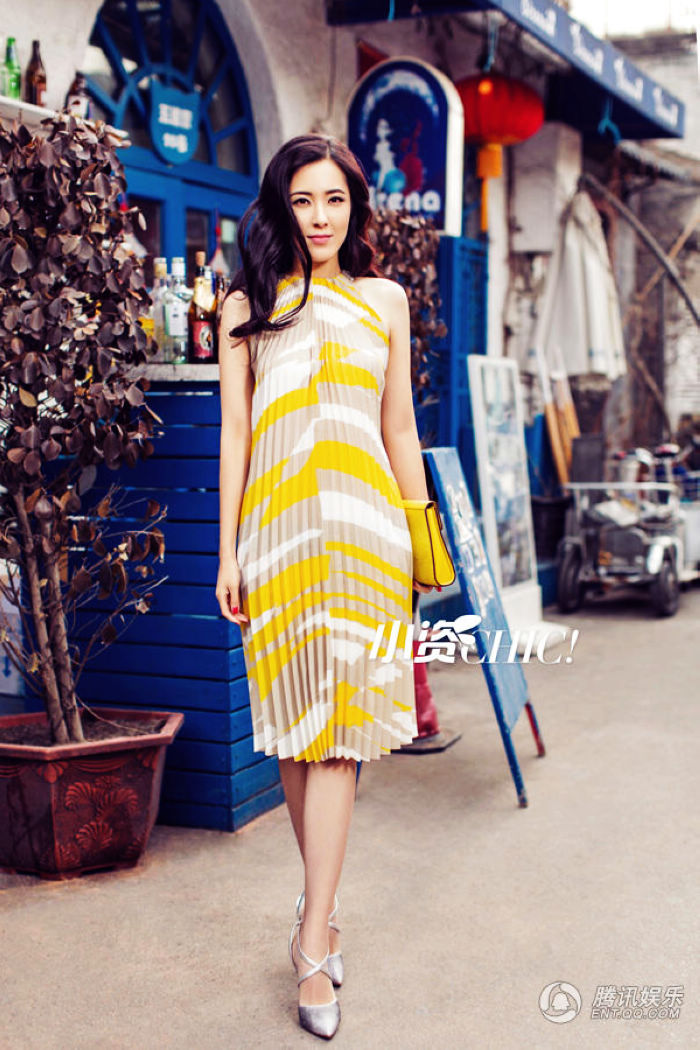 Красавица Цзэн Ли в модных фото