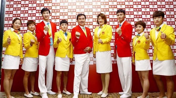 В Сучжоу представили парадную форму китайской олимпийской сборной