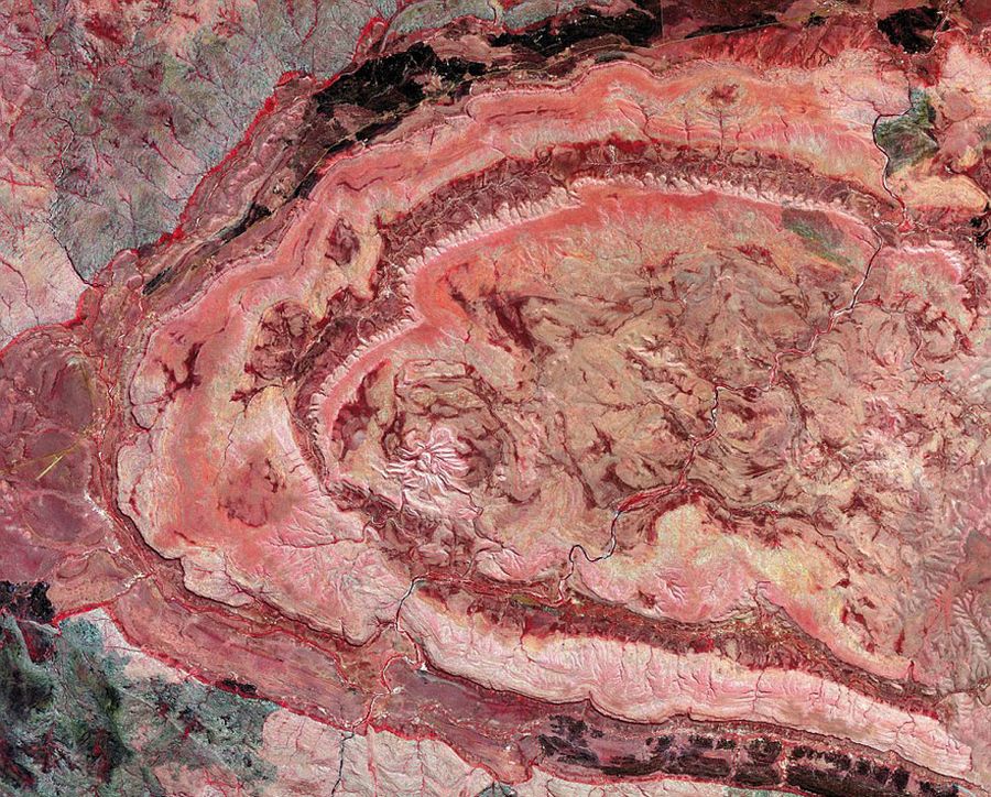 Великолепные аэроснимки краснозёмной пустыни в Австралии