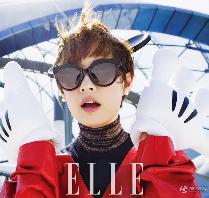 Телезвезда Сунь Ли попала на обложку «ELLE» на июль