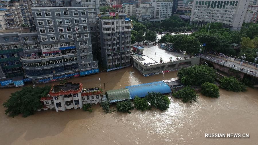 В Китае введен режим экстренного реагирования на наводнения третьего уровня