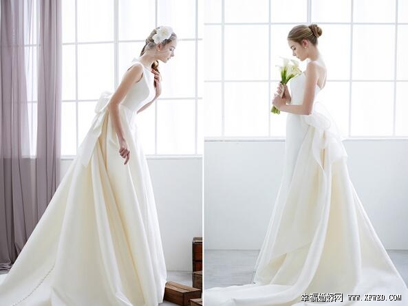 Изящные и очень простые свадебные платья