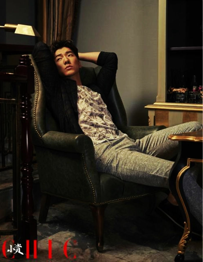 Модель Чжан Лян в фото для модного журнала