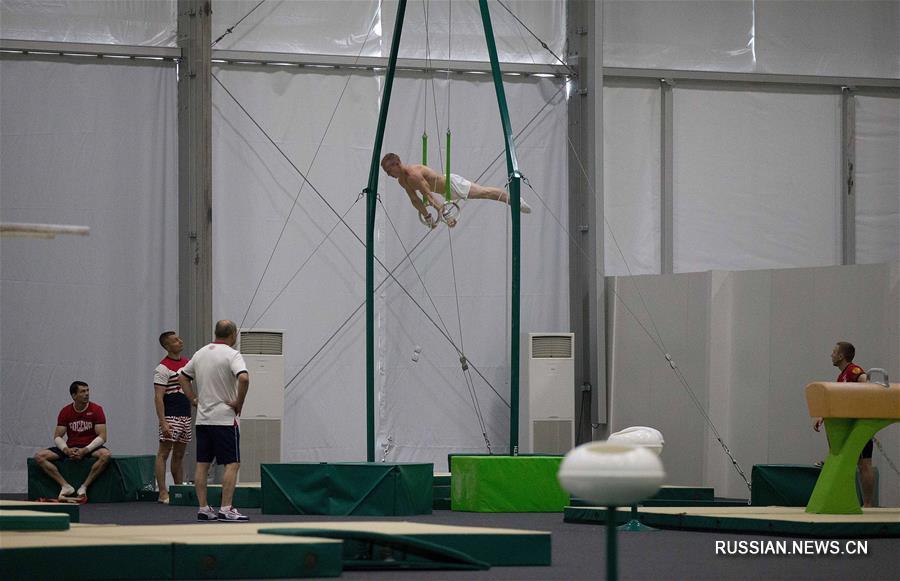 Российская команда по гимнастике интенсивно готовится к Олимпиаде в Рио-де-Жанейро, которая отроется 5 августа.