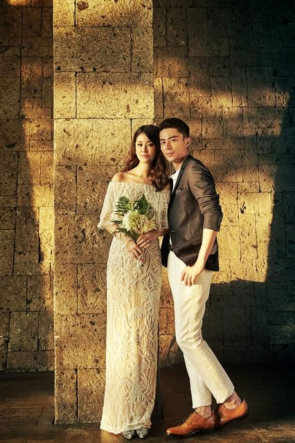 Супруги-звезды Хо Цзяньхуа и Линь Синьжу в свадебных фото