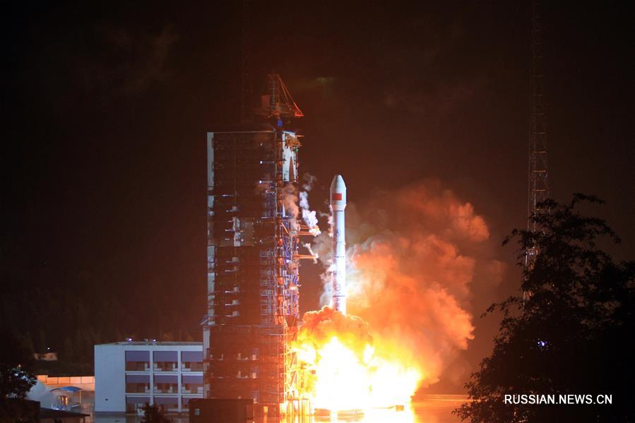 С космодрома 'Сичан' в провинции Сычуань /Юго-Западный Китай/ сегодня в 0:22 был запущен спутник 'Тяньтун-1' с помощью ракеты-носителя 'Чанчжэн-3Б'.