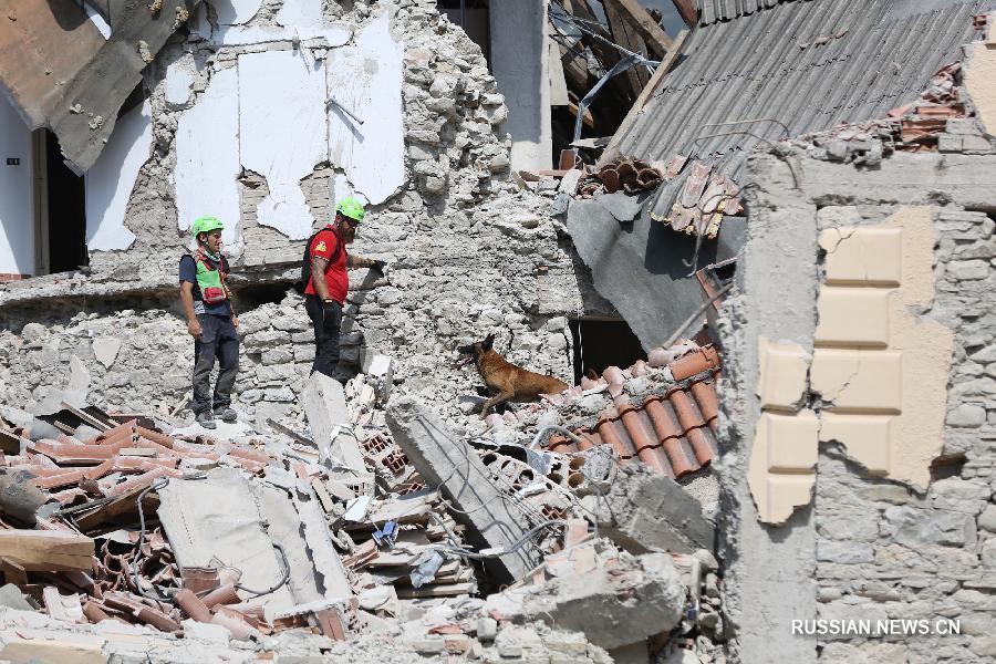Число погибших в результате землетрясения в Италии возросло до 120 человек