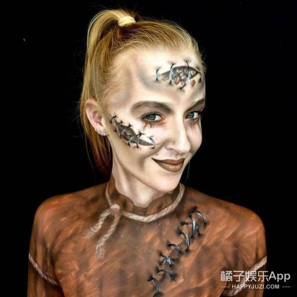 16-летняя австралийка и самоучка в страшном макияже!