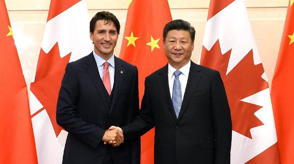 Си Цзиньпин встретился с премьер-министром Канады Дж.Трюдо