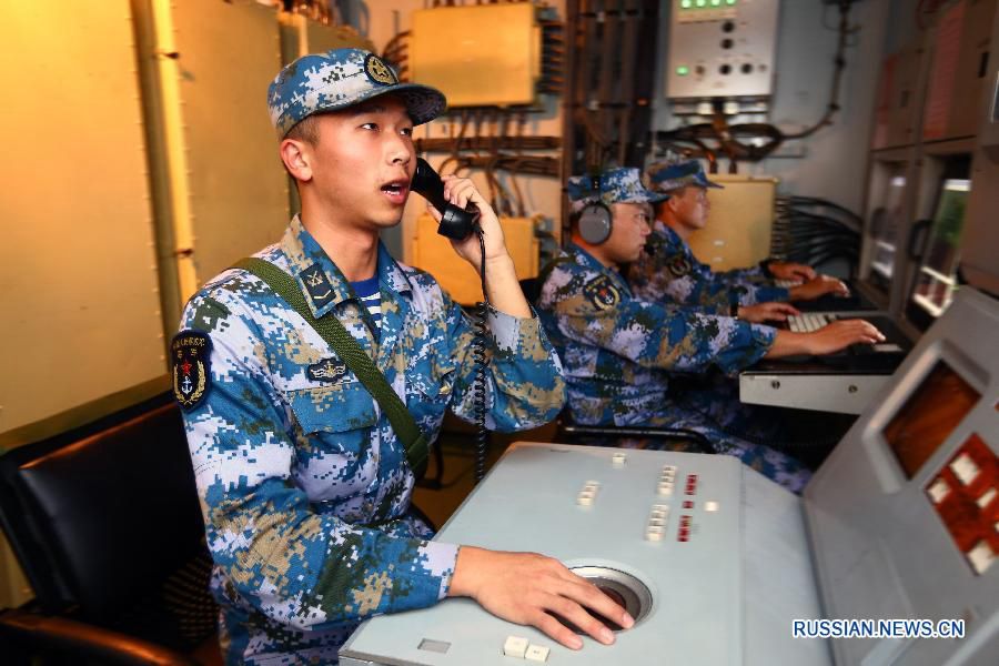 На китайско-российских военных учениях 'Морское взаимодействие-2016' отработано реальное применение вооружений