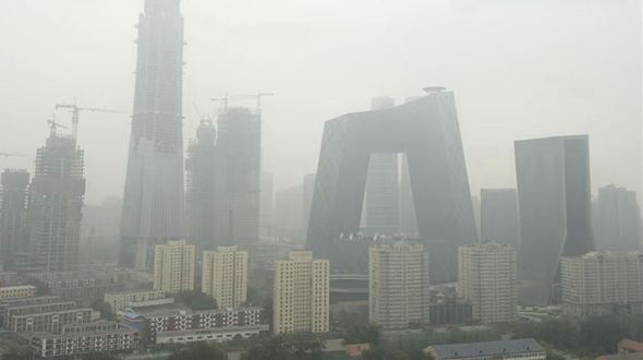 В Пекине объявлено 'желтое' предупреждение из-за смога
