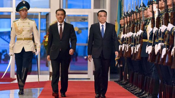 Премьер Госсовета КНР Ли Кэцян прибыл в Астану с официальным визитом и для участия в 3-й регулярной встрече глав правительств Китая и Казахстана