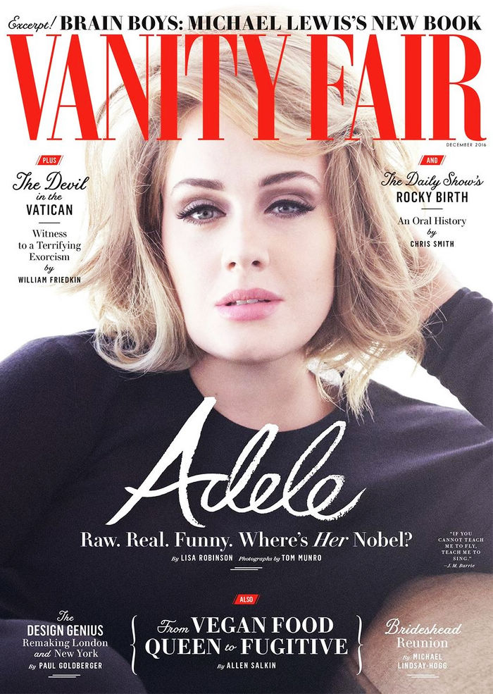 Британская певица Адель в новых фото для «Vanity Fair»