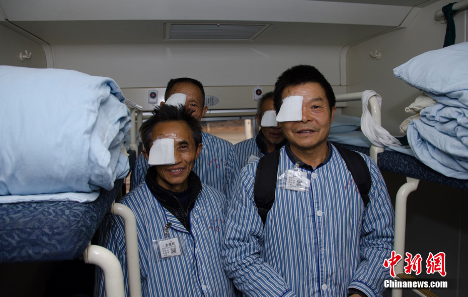 В китайский город Цзыян прибыл поезд здоровья с глазной клиникой