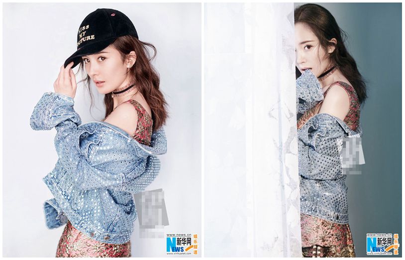 Фотографии с Ян Ми для модного журнала