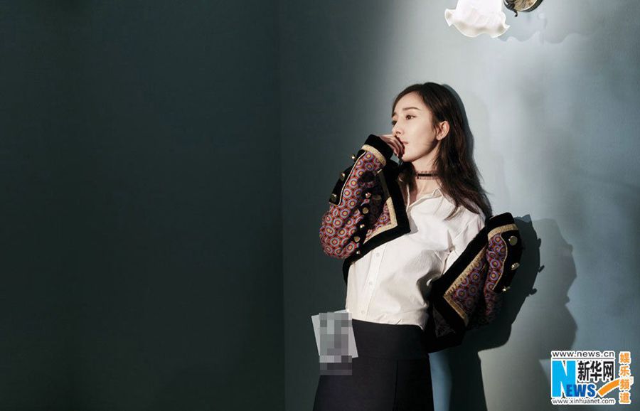 Фотографии с Ян Ми для модного журнала