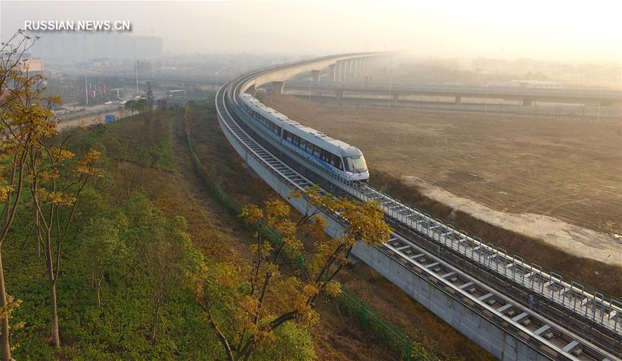 За период тестовой эксплуатации магнитной железной дорогой в Чанша воспользовались около 1,49 млн пассажиров