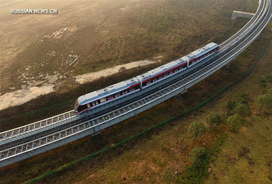 За период тестовой эксплуатации магнитной железной дорогой в Чанша воспользовались около 1,49 млн пассажиров