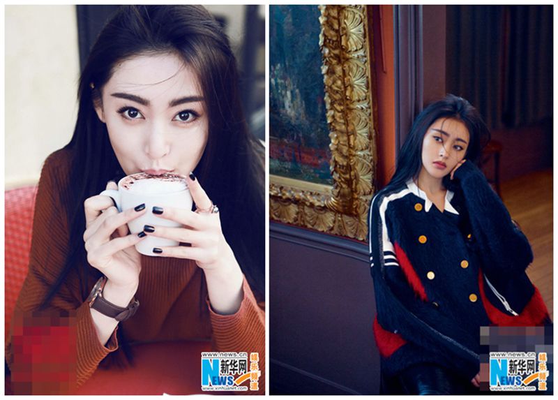 Актриса Чжан Тяньай украсила обложку модного журнала