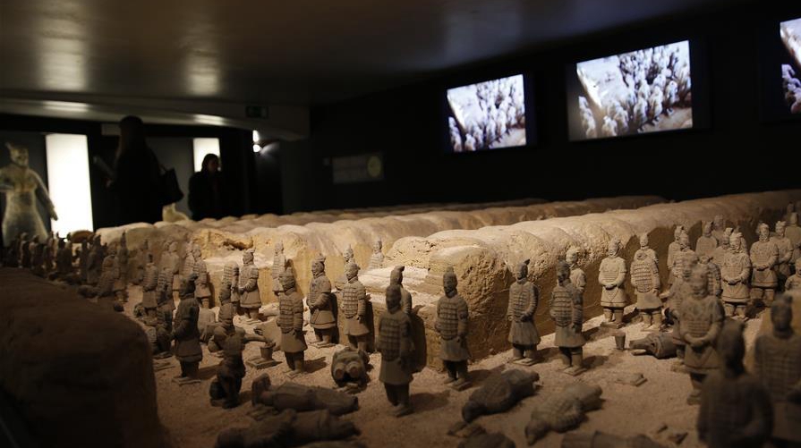 В Бельгии открылась выставка терракотовых статуй воинов и коней из могильника Цинь Шихуана