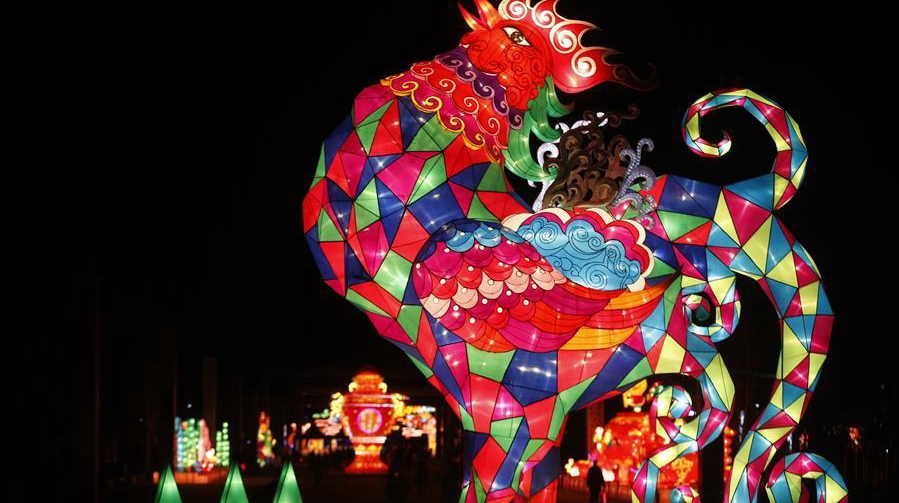 Новогодний фестиваль фонарей в Пекине