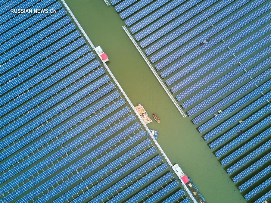На востоке Китая в эксплуатацию сдали новые солнечные электростанции
