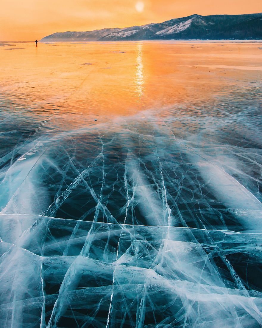 Волшебные пейзажи зимнего озера
