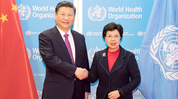 Си Цзиньпин посетил ВОЗ и встретился с генеральным директором организации Маргарет Чэнь