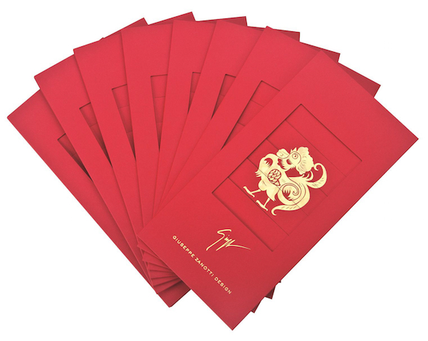 Красные конверты лимитированной серии к году Петуха