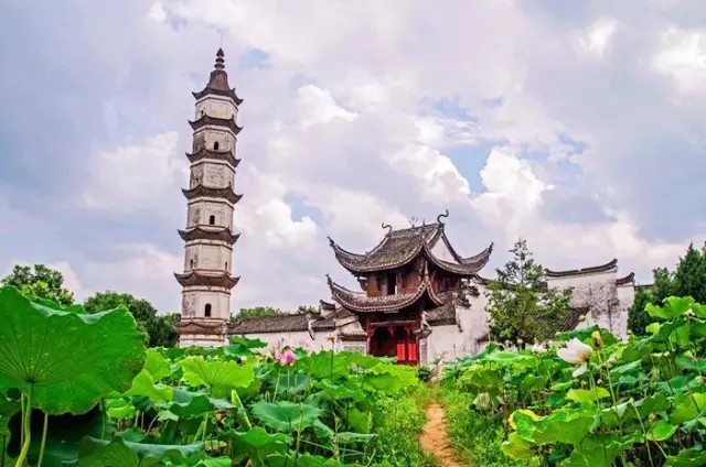 Атмосферные деревенские пейзажи в провинции Чжэзянь