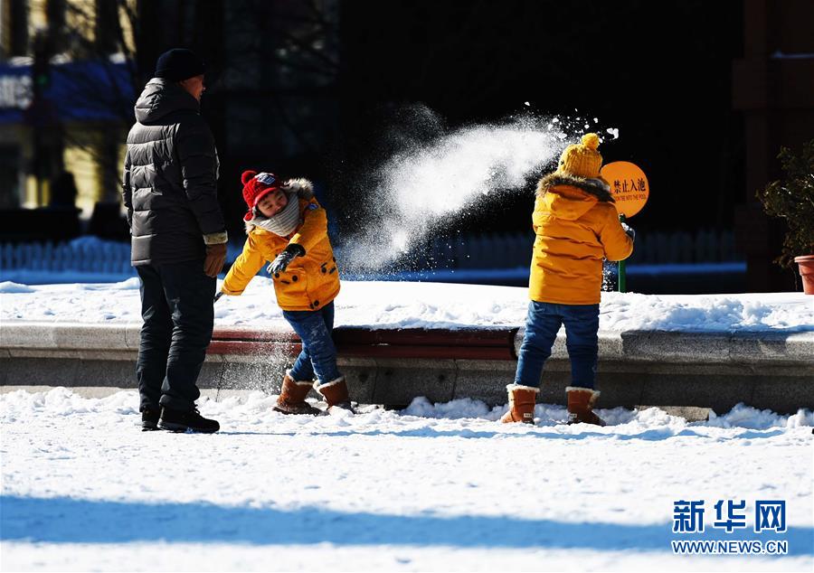 20 февраля после снега, небо «Ледяного города» Харбина как будто умылось, для многих туристов это стало дополнительной причиной посетить Харбин.