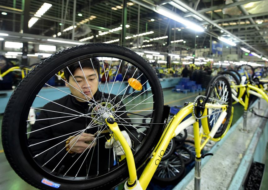 Тяньцзиньская компания по производству велосипедов и Компания Оfobicycle начали сотрудничество