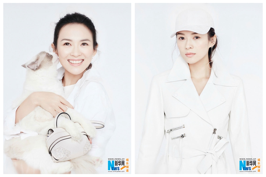 Международная звезда Чжан Цзыи попала на модный журнал