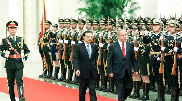 Ли Кэцян провел переговоры с премьер-министром Израиля Биньямином Нетаньяху