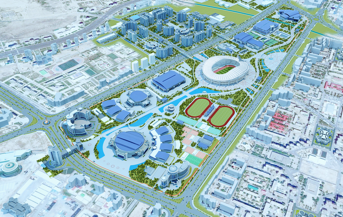Олимпийский городок станет местом проведения спортивных турниров в рамках проекта «Inspiring Ashgabat»