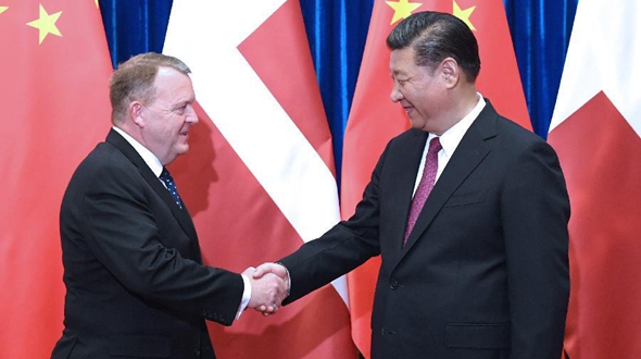 Си Цзиньпин встретился с премьер-министром Дании Ларсом Расмуссеном