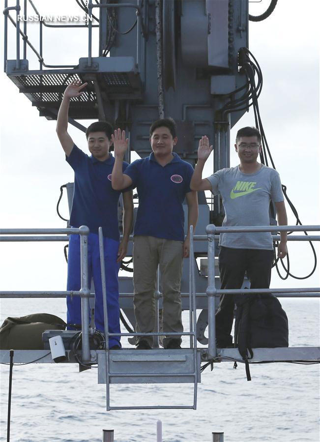 Китайский батискаф 'Цзяолун' завершил погружения в Южно-Китайском море