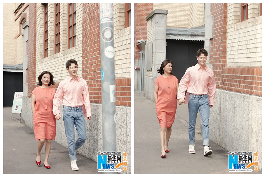 Китайский актер Сунь Цзянь с матерью в ноых фото: «День Матери»