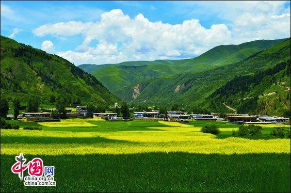 Красивые майские пейзажи в уезде Даофу