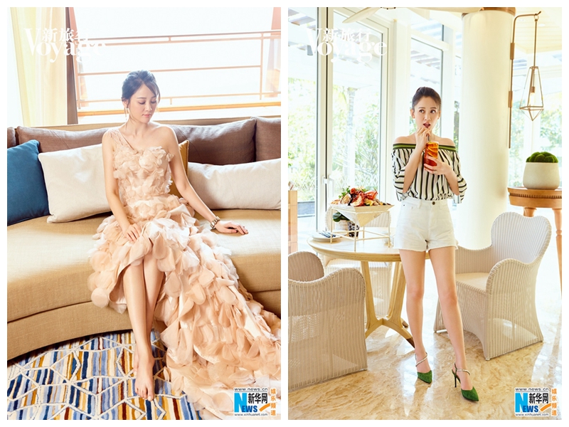 Красотка Джо Чэнь на обложке модного журнала
