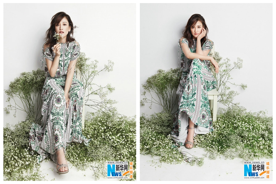 Актриса Джо Чэнь на обложке модного журнала