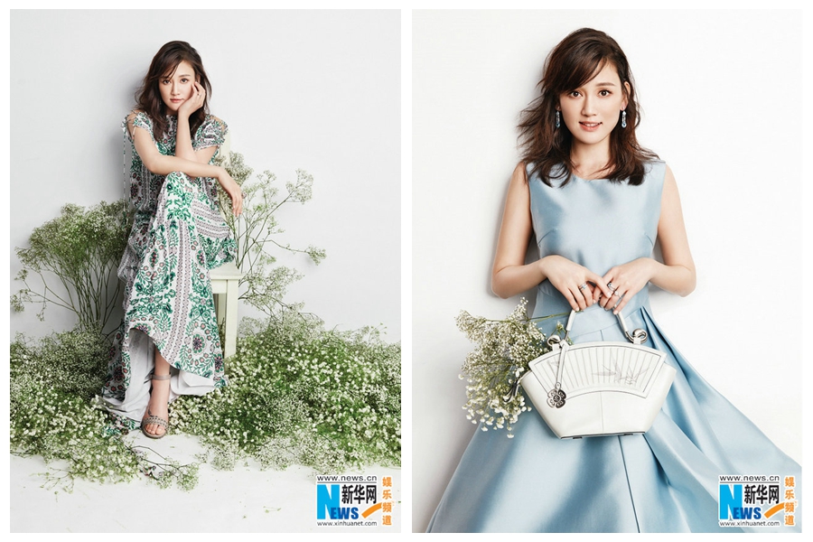 Актриса Джо Чэнь на обложке модного журнала